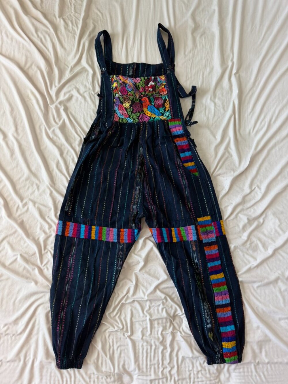 Handmade Guatemalan Ikat Overalls - Jumpsuit